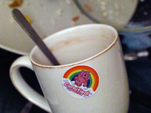 Dishes with Cornify Sticker