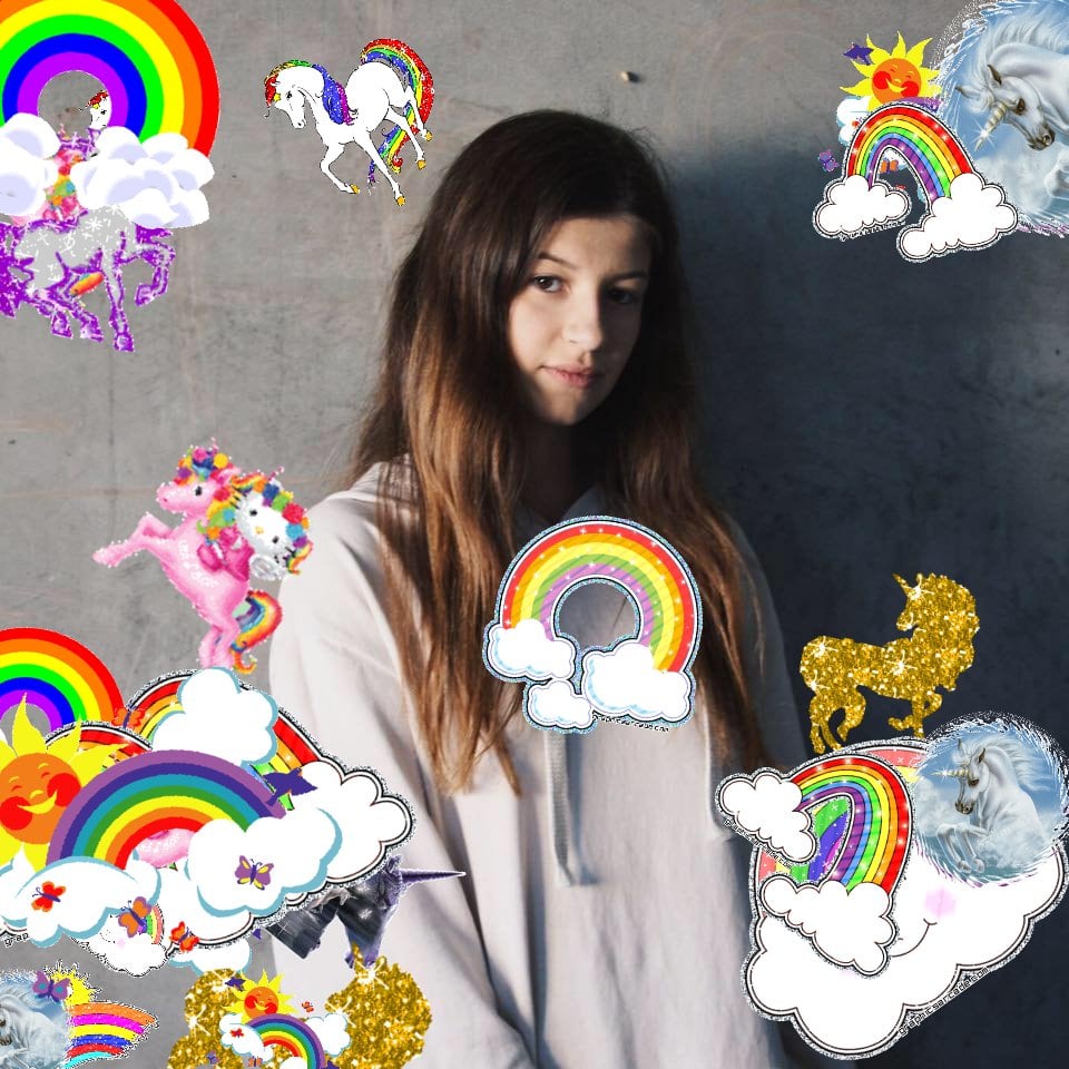 A fun super sunny pink hug