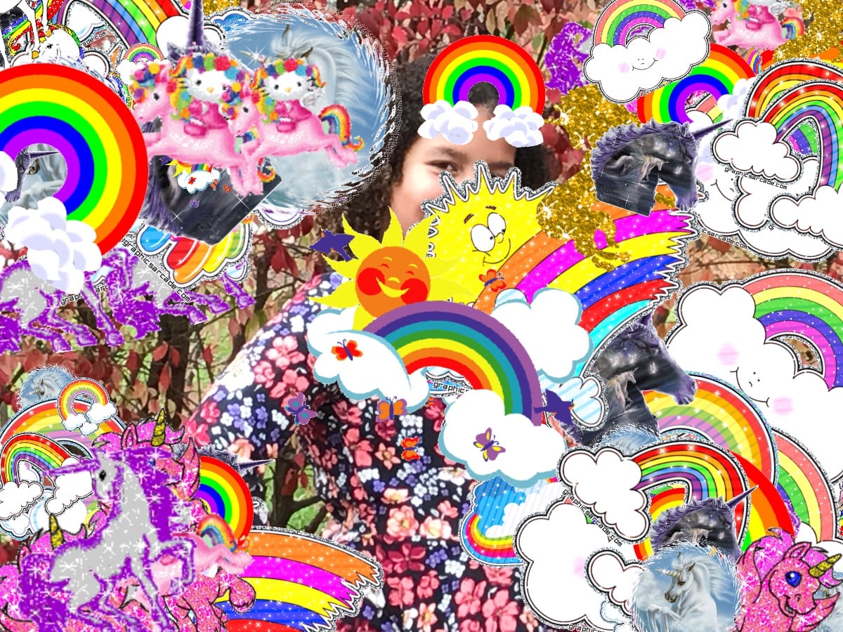 Super lovely pink sunny awesome picture