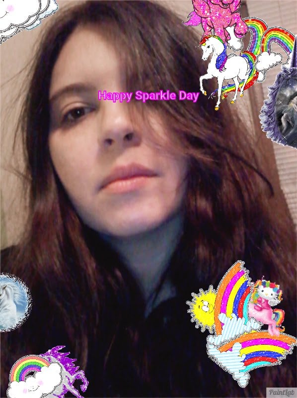 Crazy happy joyful divine amazing rainbow