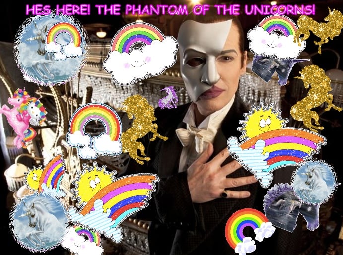 The glad happy cute super glitter