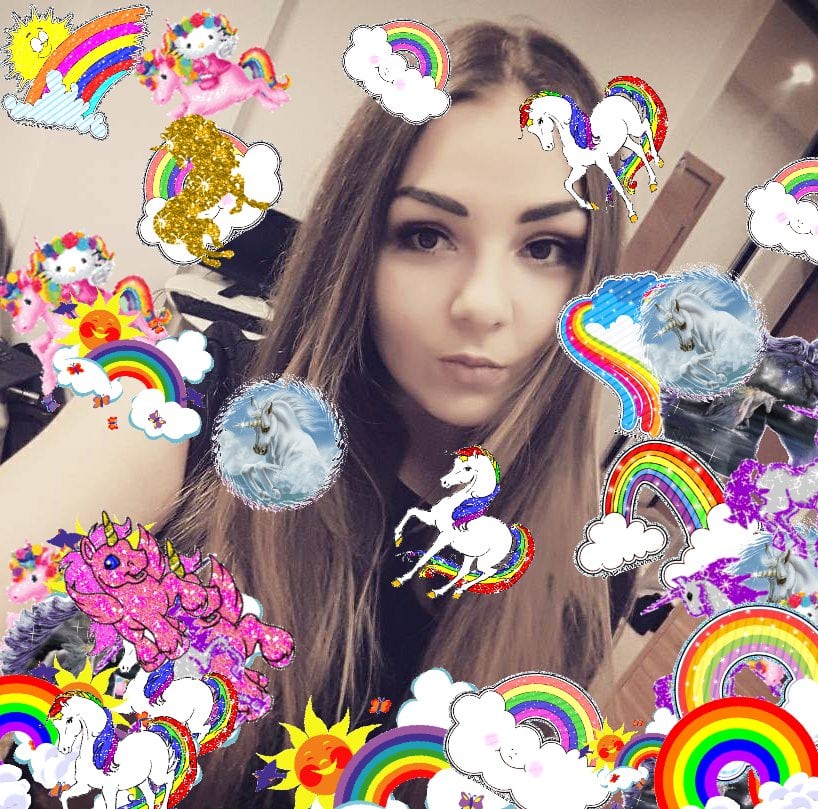 Crazy divine merry lovely happy rainbow