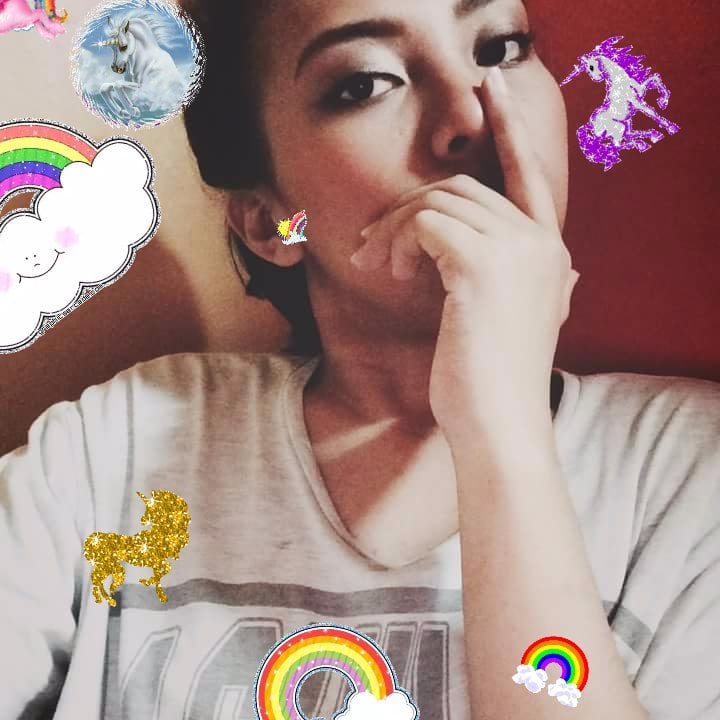 Crazy amazing joyful merry sunny friend