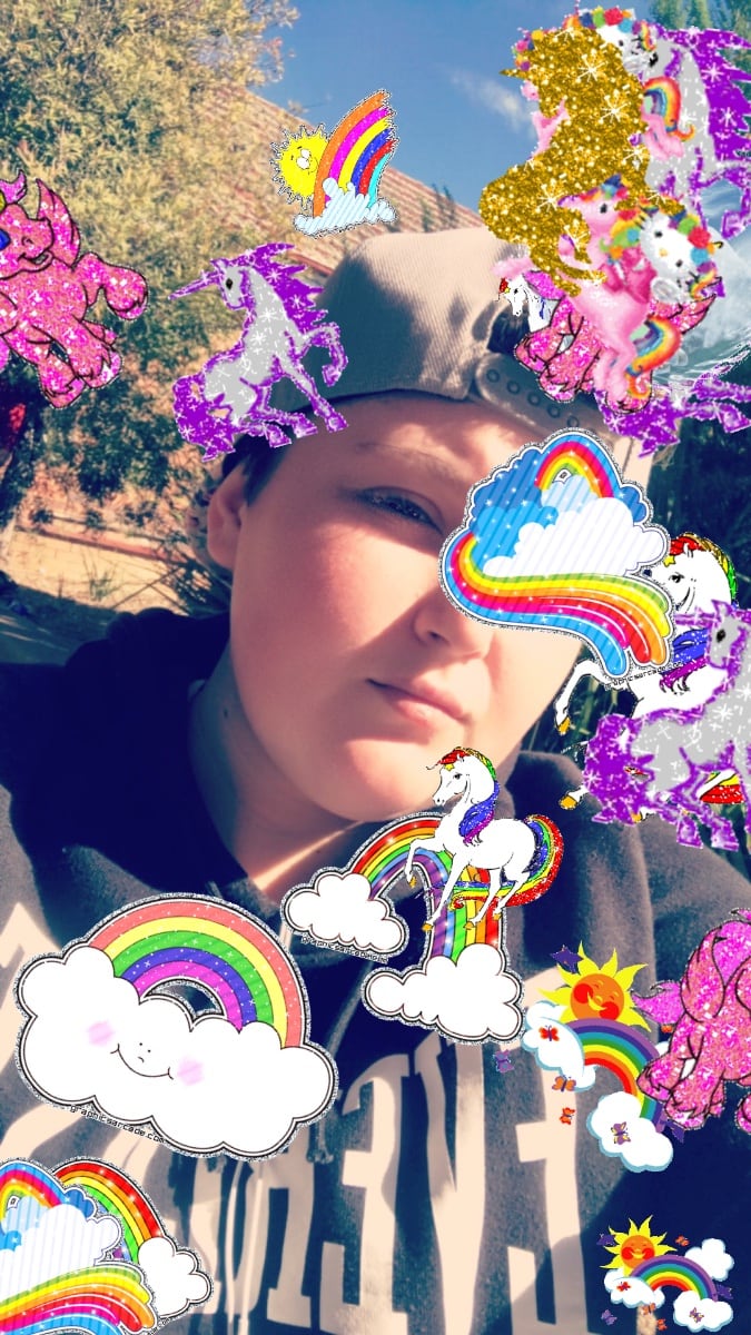 The glad sunny cute joyful picture