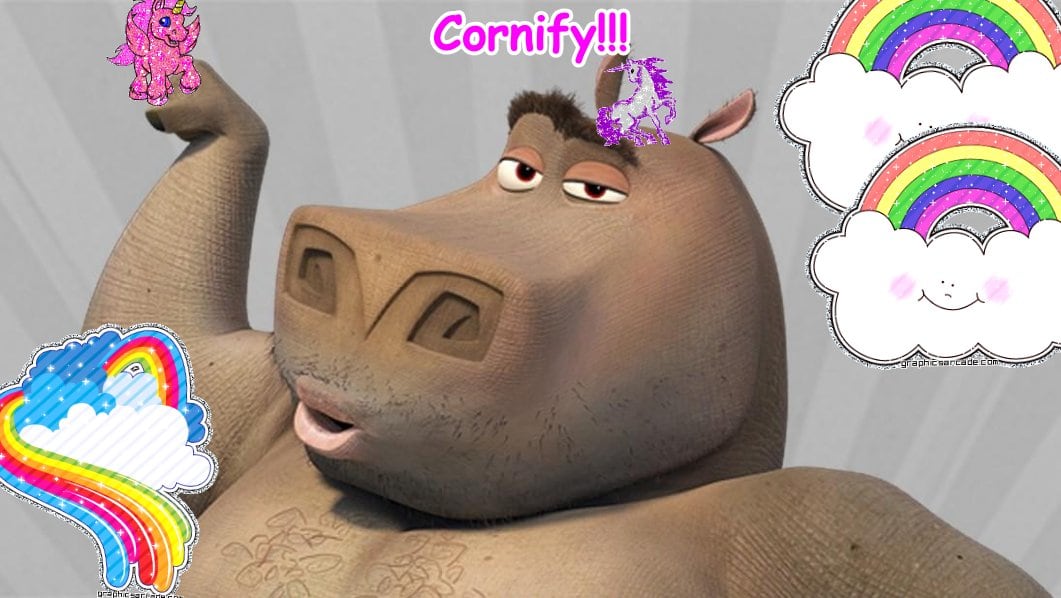 The best pink cute happy awesome unicorn