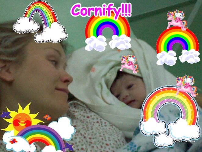 Super great joyful jolly pink composition