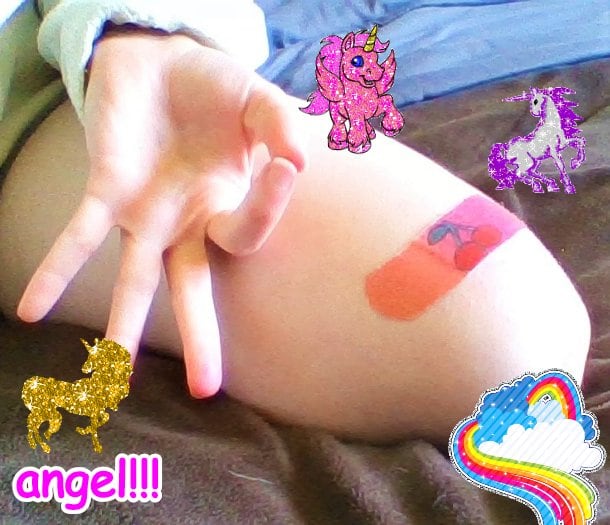 A pink lovely fun divine sparkle