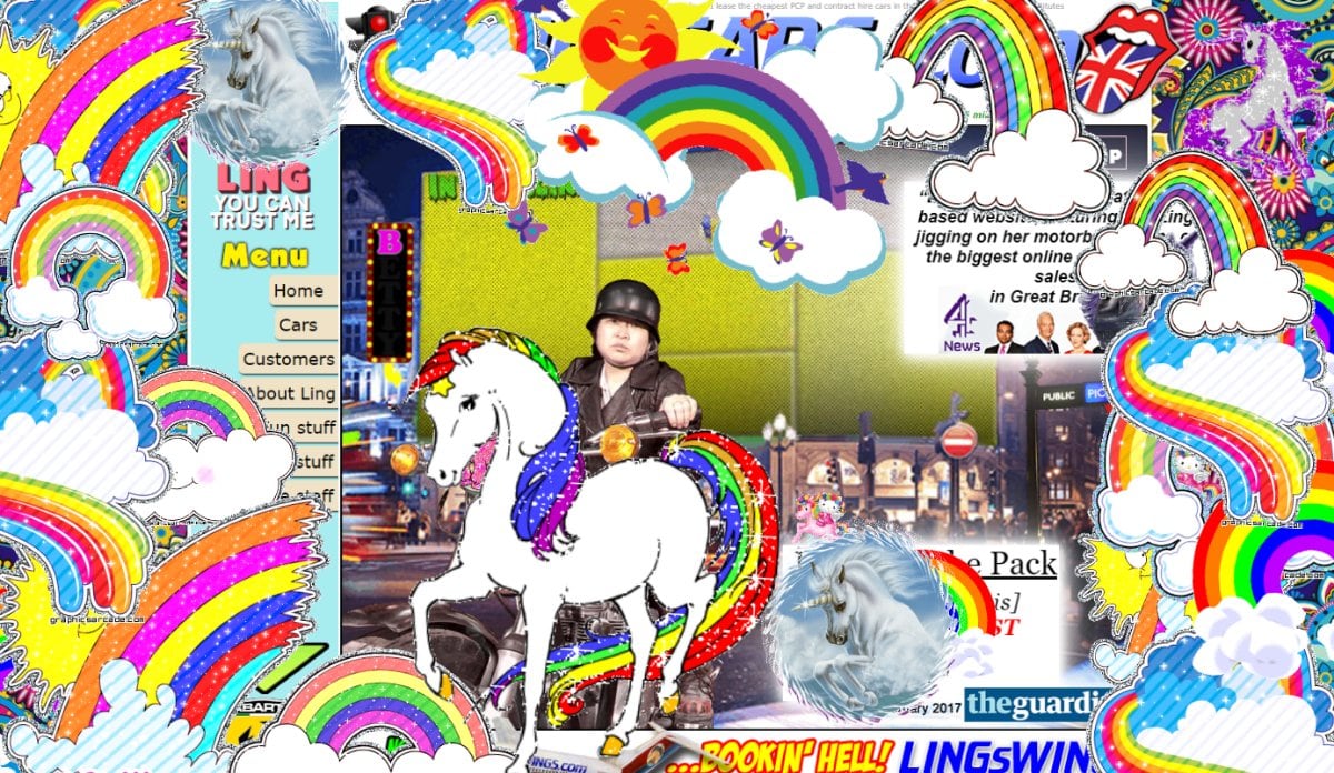 A sunny joyful best amazing unicorn