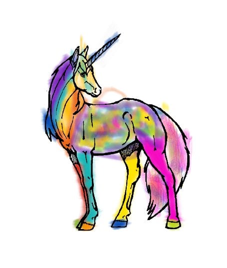 Super jolly pink great jolly unicorn