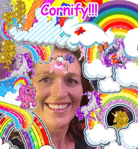 Crazy cute glad great joyful sparkle