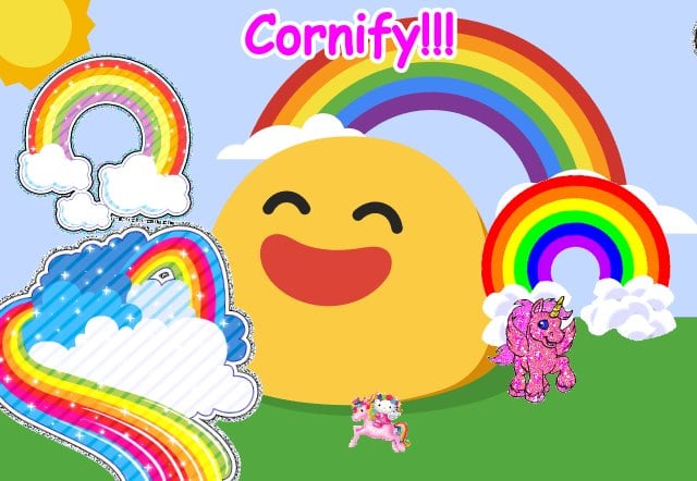 Mindblowingly sunny glad merry cool friend