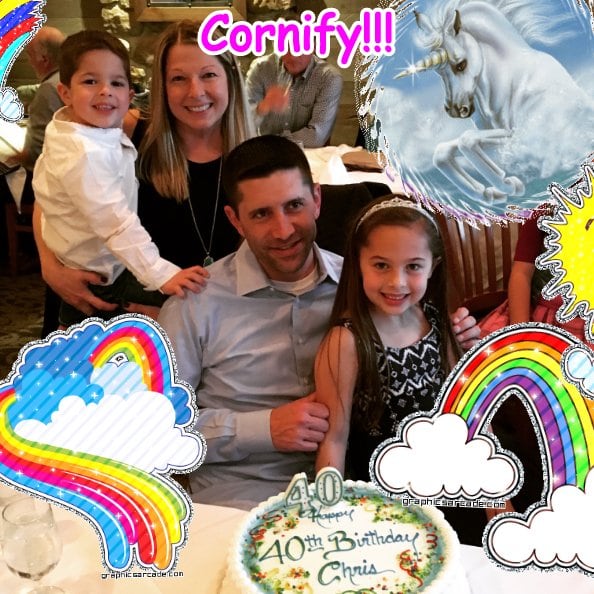 Super happy cute merry awesome composition