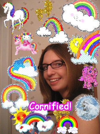 A lovely glad cool joyful hug