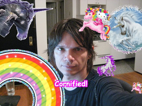 The most super glad lovely joyful unicorn