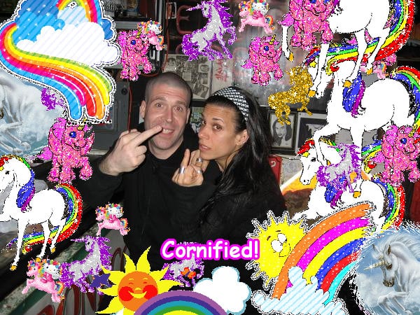 The lovely lovely merry merry friend