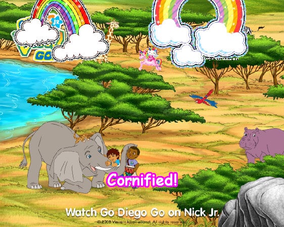 A divine jolly glad cute unicorn