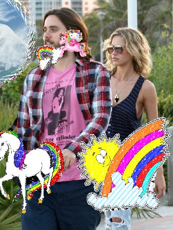 Super pink amazing super glad composition