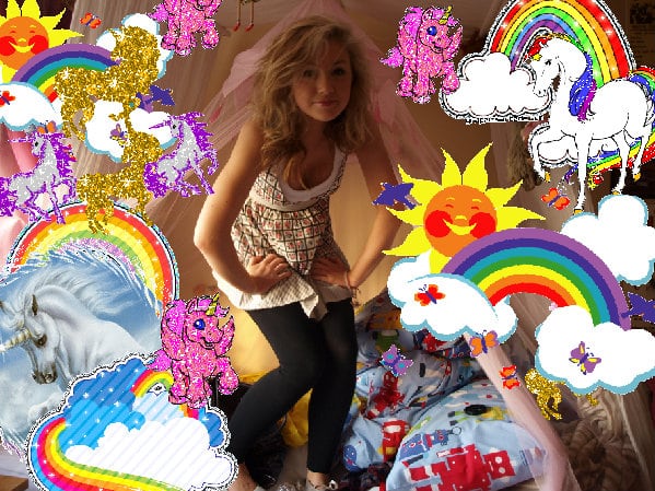 The best lovely pink happy jolly family