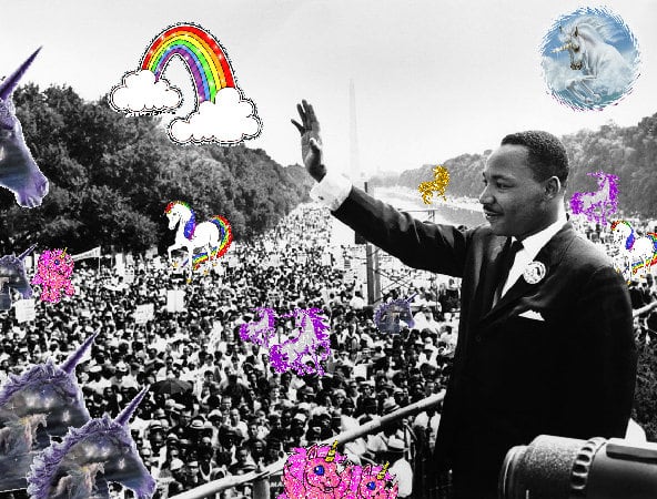 Crazy sunny pink fun fun rainbow