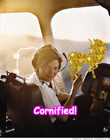 A happy cute joyful great unicorn