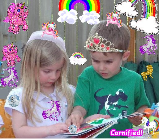 Crazy pink joyful cute best hug