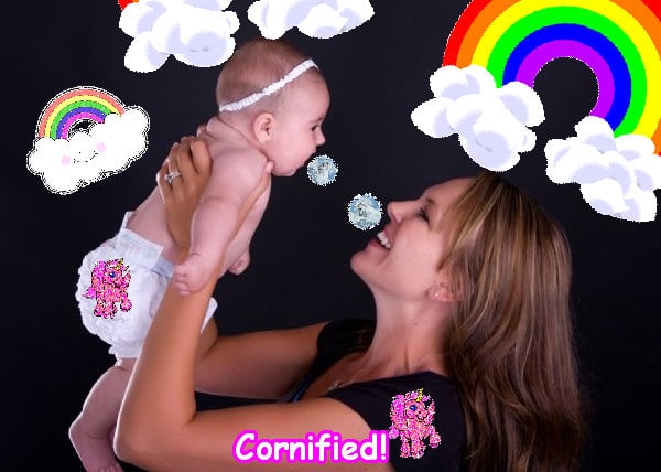 The fun pink sunny joyful glitter