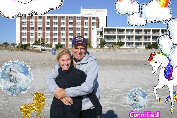 Crazy pink merry amazing super composition