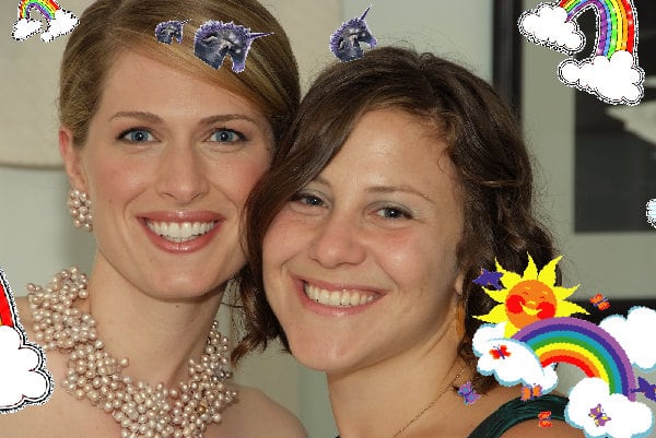 The best merry glad sunny lovely hug