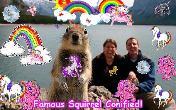 Crazy happy pink fun pink unicorn