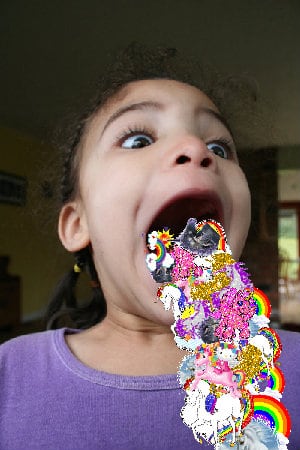 Crazy super great lovely cool glitter