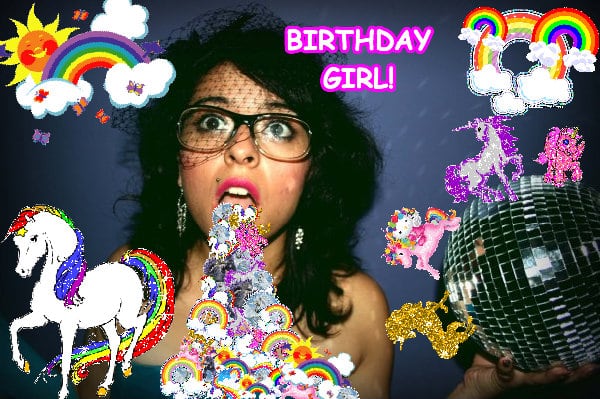 The pink pink cool sunny sparkle