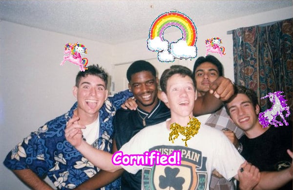 Super happy cool sunny fun rainbow