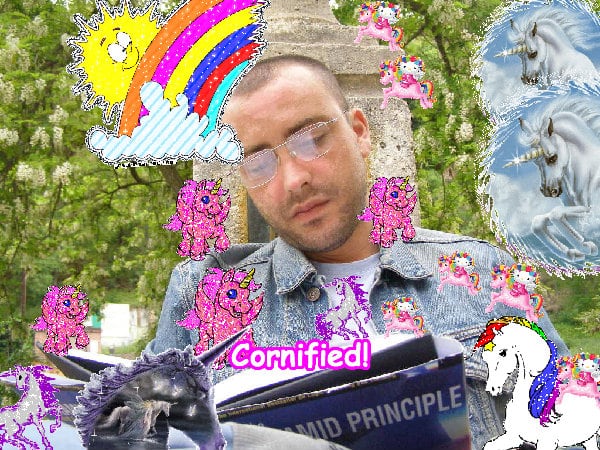 Mindblowingly fun sunny jolly glad friend