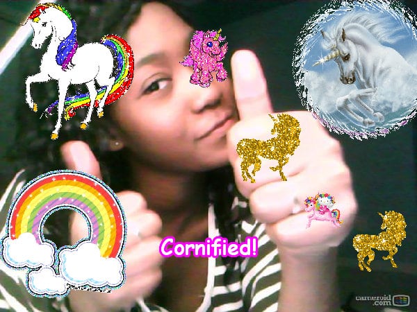 Crazy jolly glad happy lovely glitter