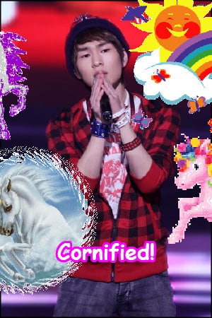 Crazy happy awesome sunny merry composition