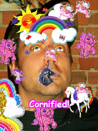 The cute awesome lovely super unicorn