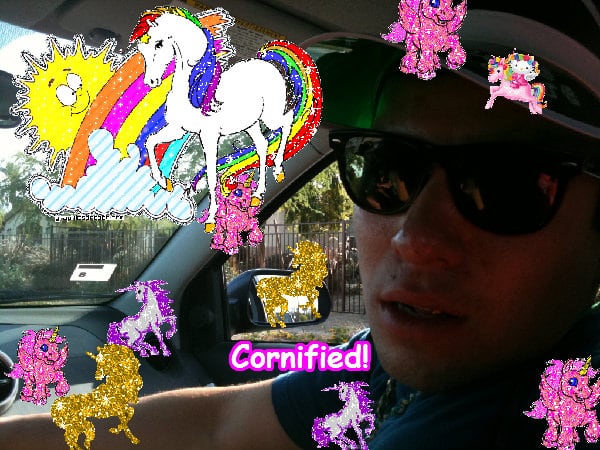 The sunny happy awesome cute rainbow