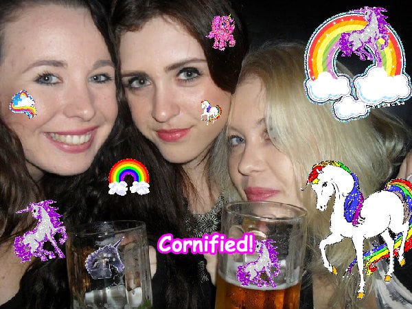 The cool joyful fun happy rainbow