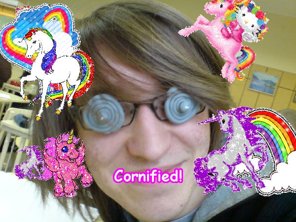 A sunny lovely cool cute glitter