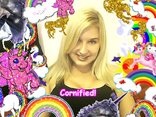 Crazy lovely pink awesome pink unicorn