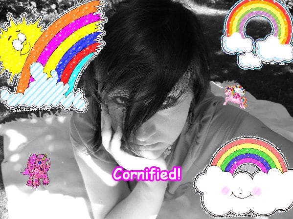 The merry glad jolly sunny glitter