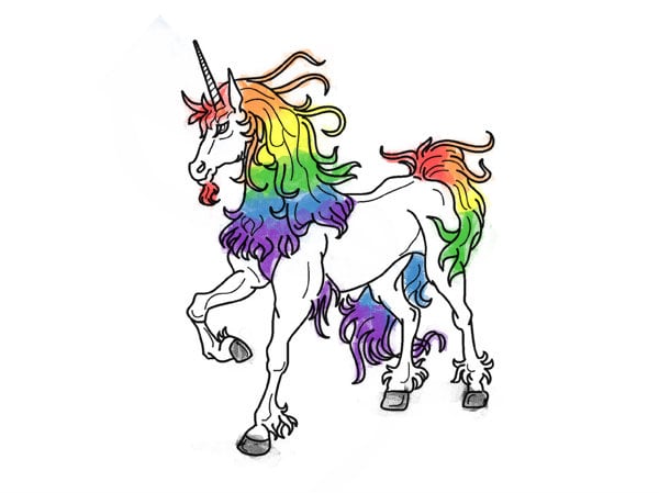 The most great pink pink cool unicorn