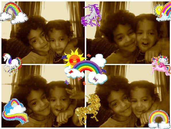 A jolly pink fun cute sunshine