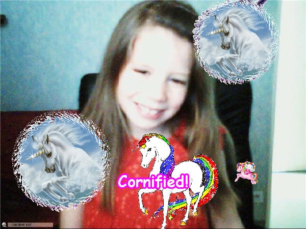 A cute joyful amazing divine unicorn