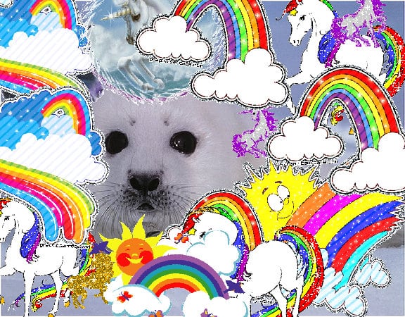 Mindblowingly fun super merry glad unicorn