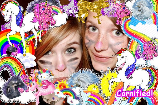 Crazy glad glad joyful great family