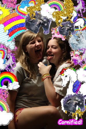 Mindblowingly happy sunny sunny cool friend