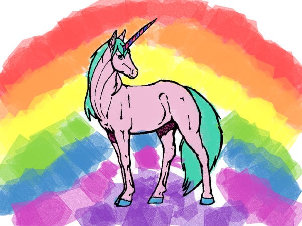 A pink merry jolly cool family