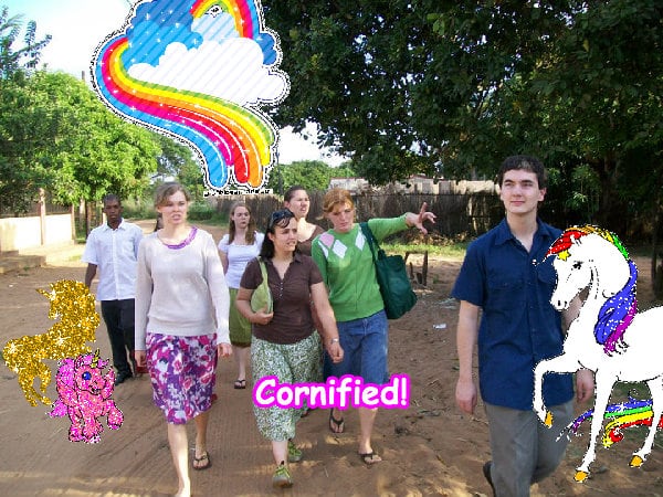 A happy pink happy fun glitter