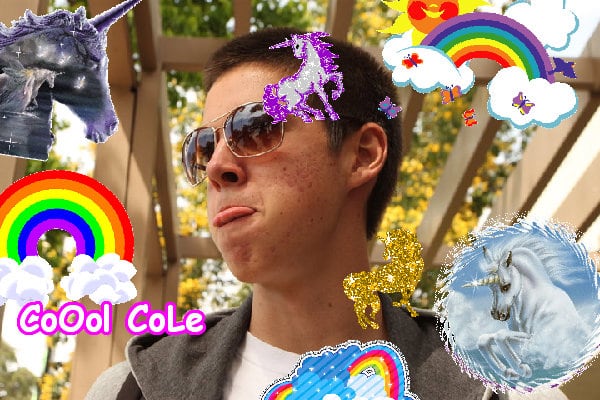 The most joyful glad amazing merry unicorn